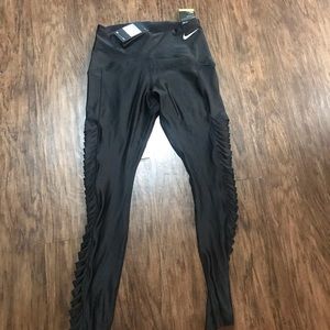 Black braided Nike leggings medium